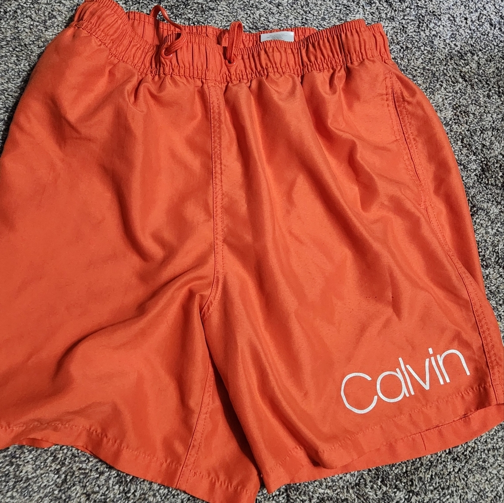 Mens Calvin Klein orange Swimsuit